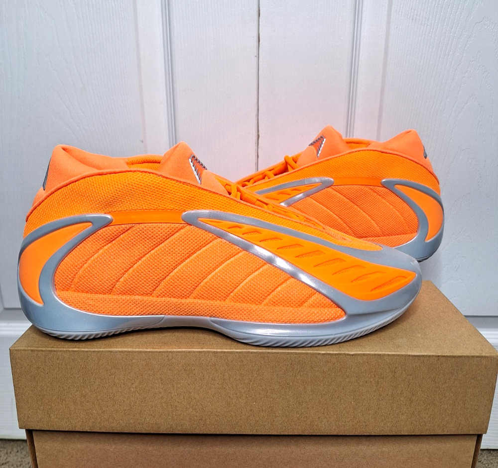 Adidas AE 2 All-Star Orange Silver KK1390 size 11 Anthony Edwards